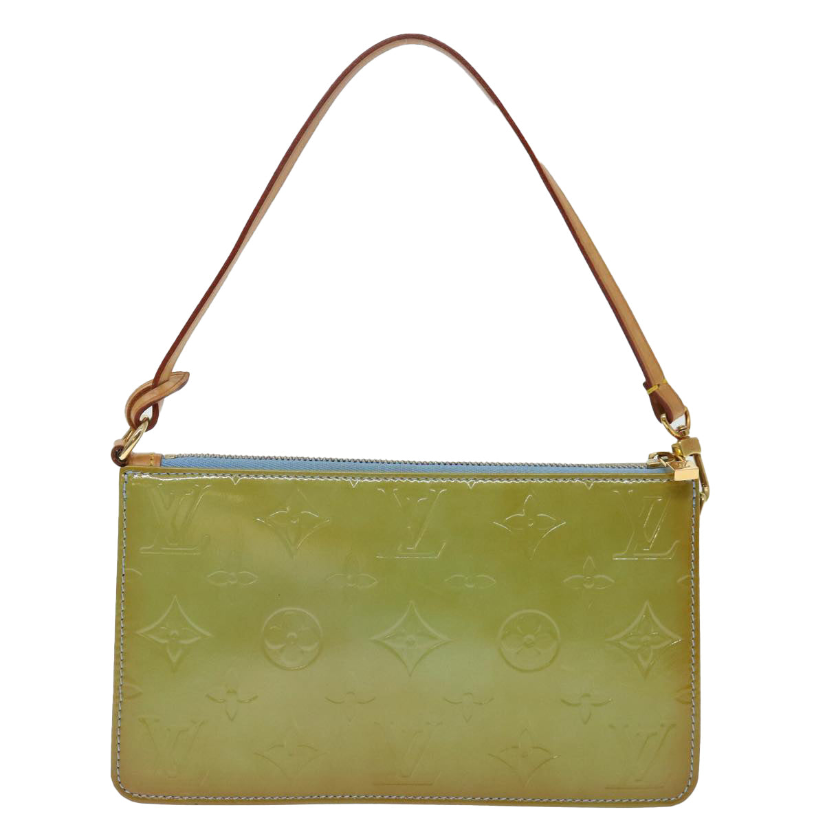 Louis Vuitton Pochette Accessoire  Leather Clutch Bag
