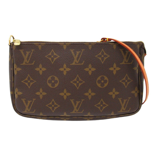 Louis Vuitton Pochette Accessoire  Canvas Clutch Bag