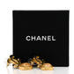 Amelia Metal Natural Stones CC Drop Earrings Gold