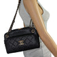 Chanel bag Black Caviar Quilted Small In & Out Camera Case