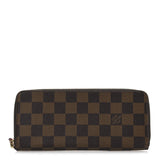 Louis Vuitton Damier Ebene Clemence Wallet Cherry