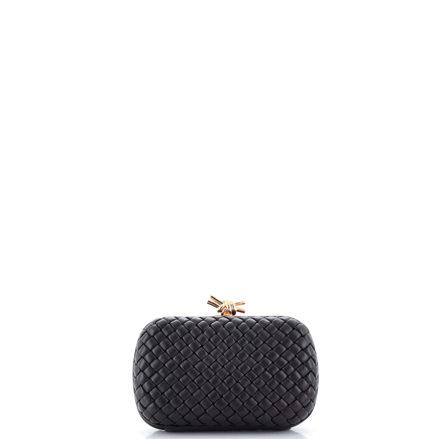 Box Knot Clutch NM Intrecciato Nappa Small