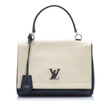 Louis Vuitton Lock Me 2 Cartable Noir Shoulder Bag Creme