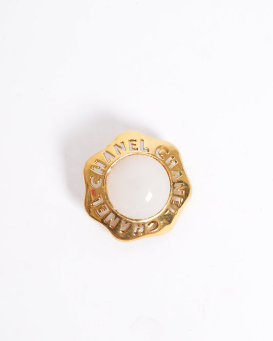 Chanel   CC Mark Faux Pearl Earrings
