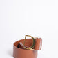 Christian Dior Golden Saddle Belt