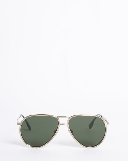 New Burberry Aviator Women's Sunglasses With Black Lens