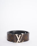 Louis Vuitton Monogram Canvas Signature Buckle Belt
