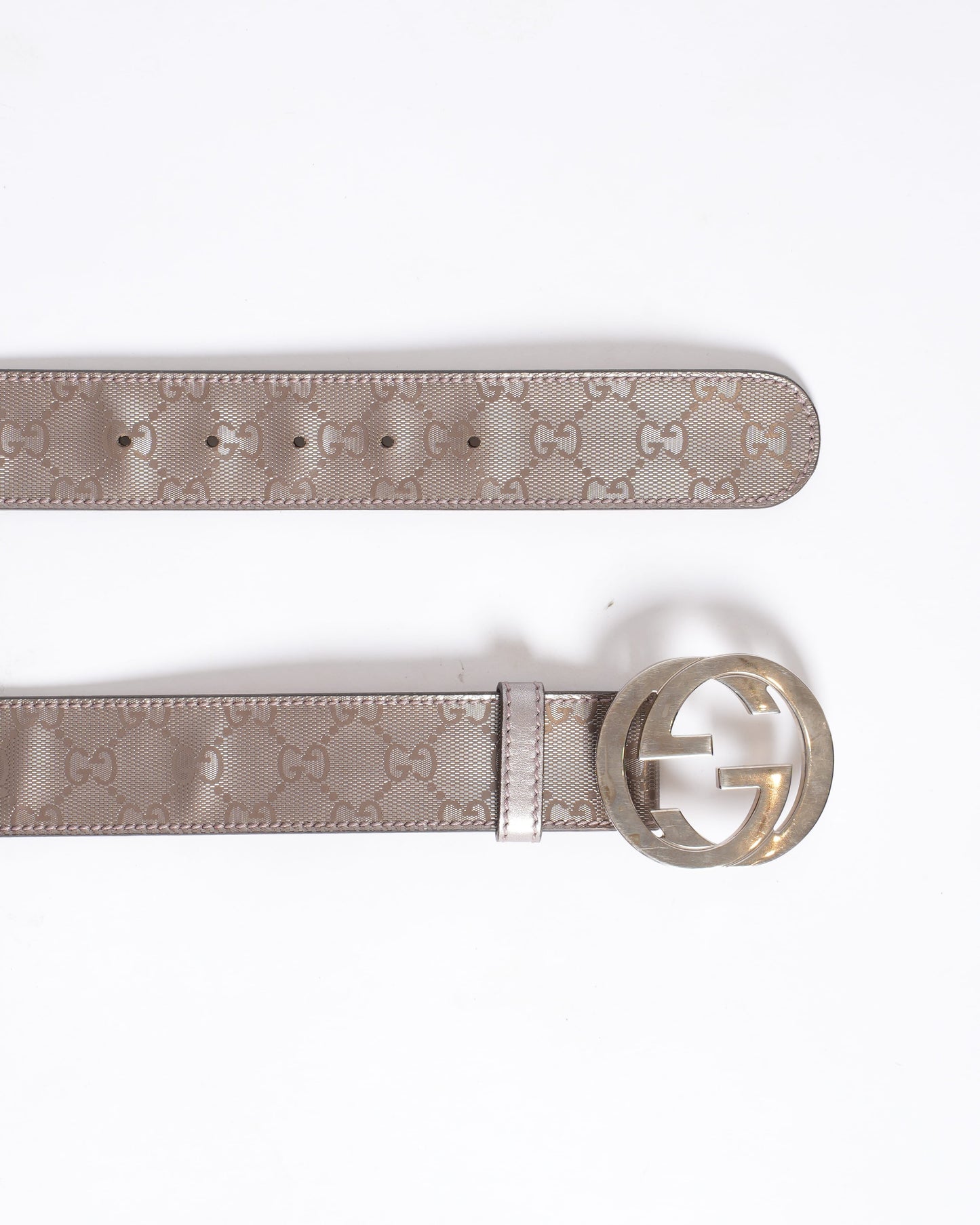 Gucci Imprime Monogram Interlocking G Belt