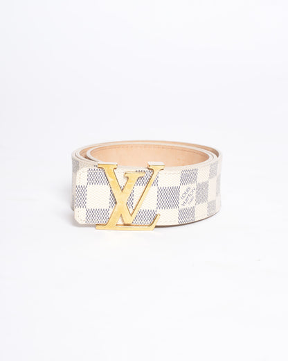 Louis Vuitton Damier Azur Canvas Belt