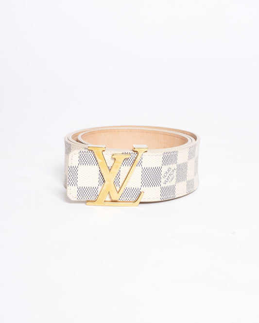 Louis Vuitton Damier Azur Canvas Belt