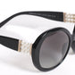 Chanel Round Frame Sunglasses WIth Pearl Detailing On Temple