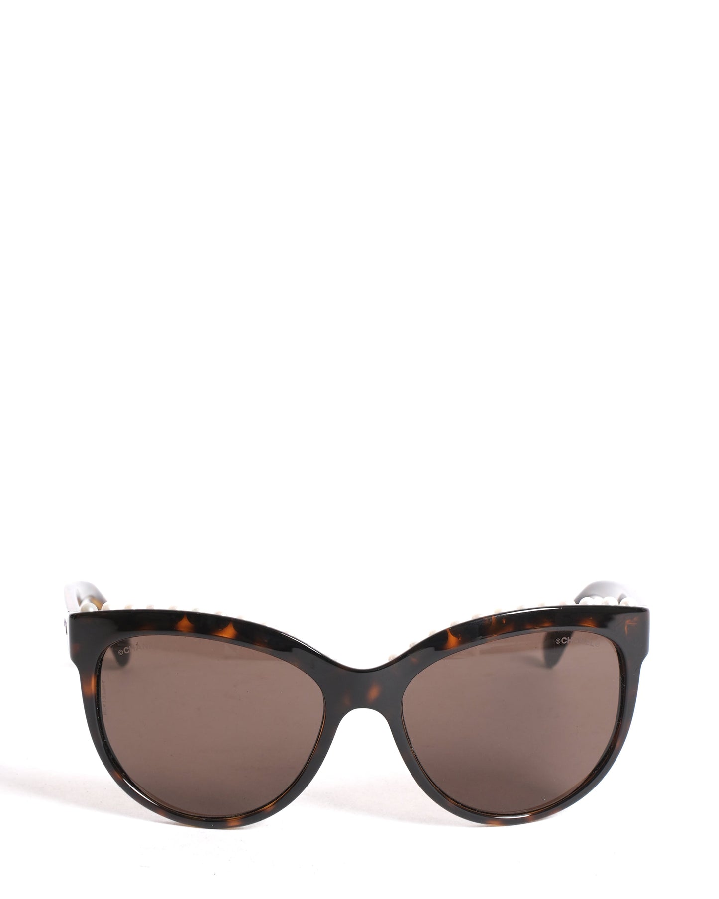Chanel Oversized Sunglasses WIth Pearl Detail