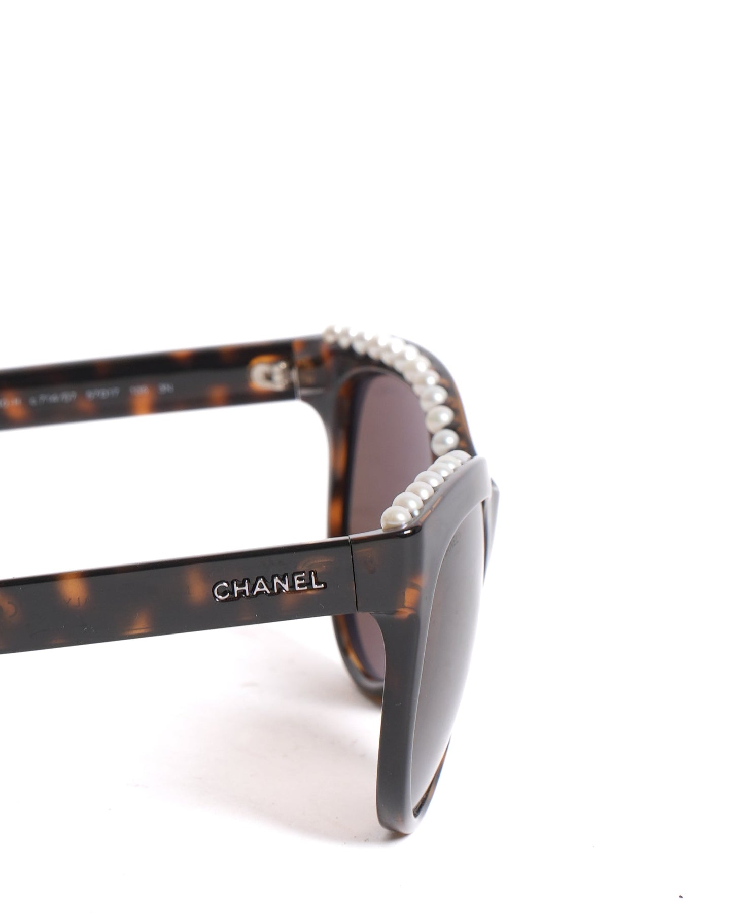 Chanel Oversized Sunglasses WIth Pearl Detail