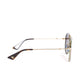 Gucci Red & Green Web Aviator Sunglasses