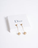 New Dior Secret Cannage ""Mise en Dior"" Drop Earrings