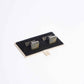New Burberry Black & Grey Checkered Cufflinks