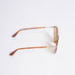 Christian dior goldtone metal tortoise so real rise sunglasses