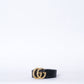 Gucci GG Marmont Glossy Buckle Leather Belt