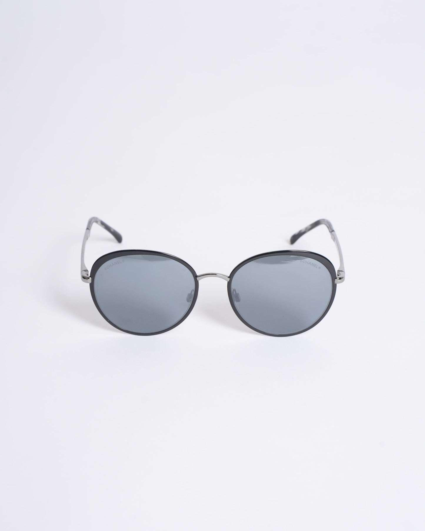 Chanel Round Women Sunglasses In Black