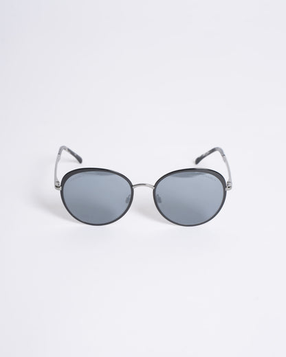 Chanel Round Women Sunglasses In Black