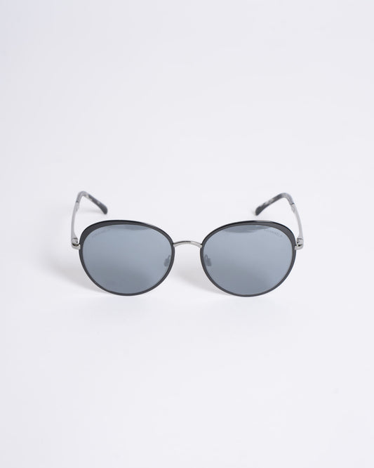 Chanel Round Women Sunglasses In Black