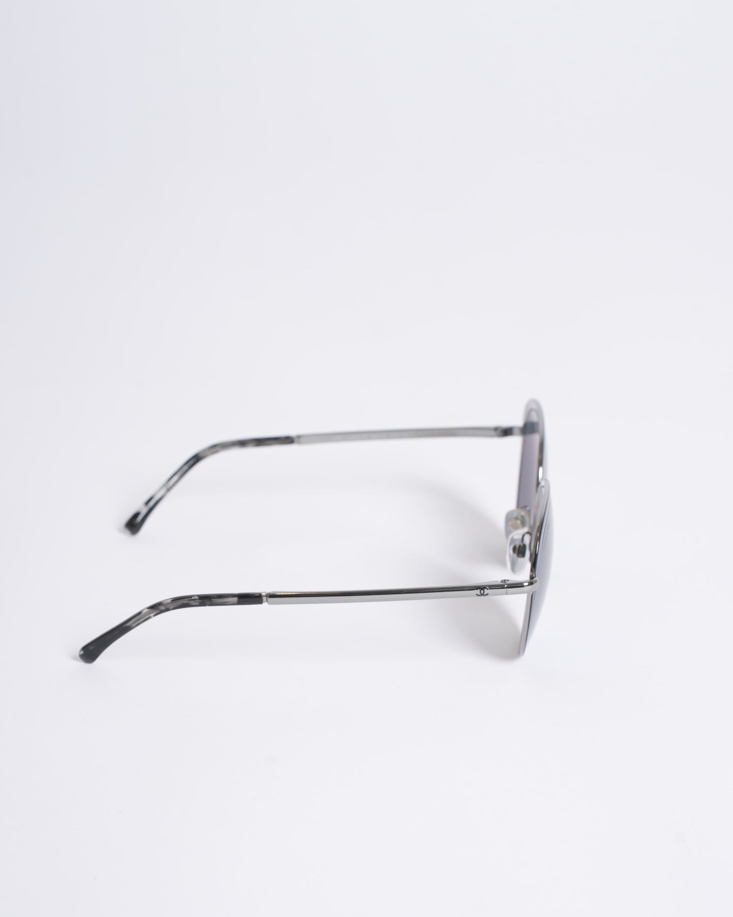 Chanel Round Women Sunglasses In Black