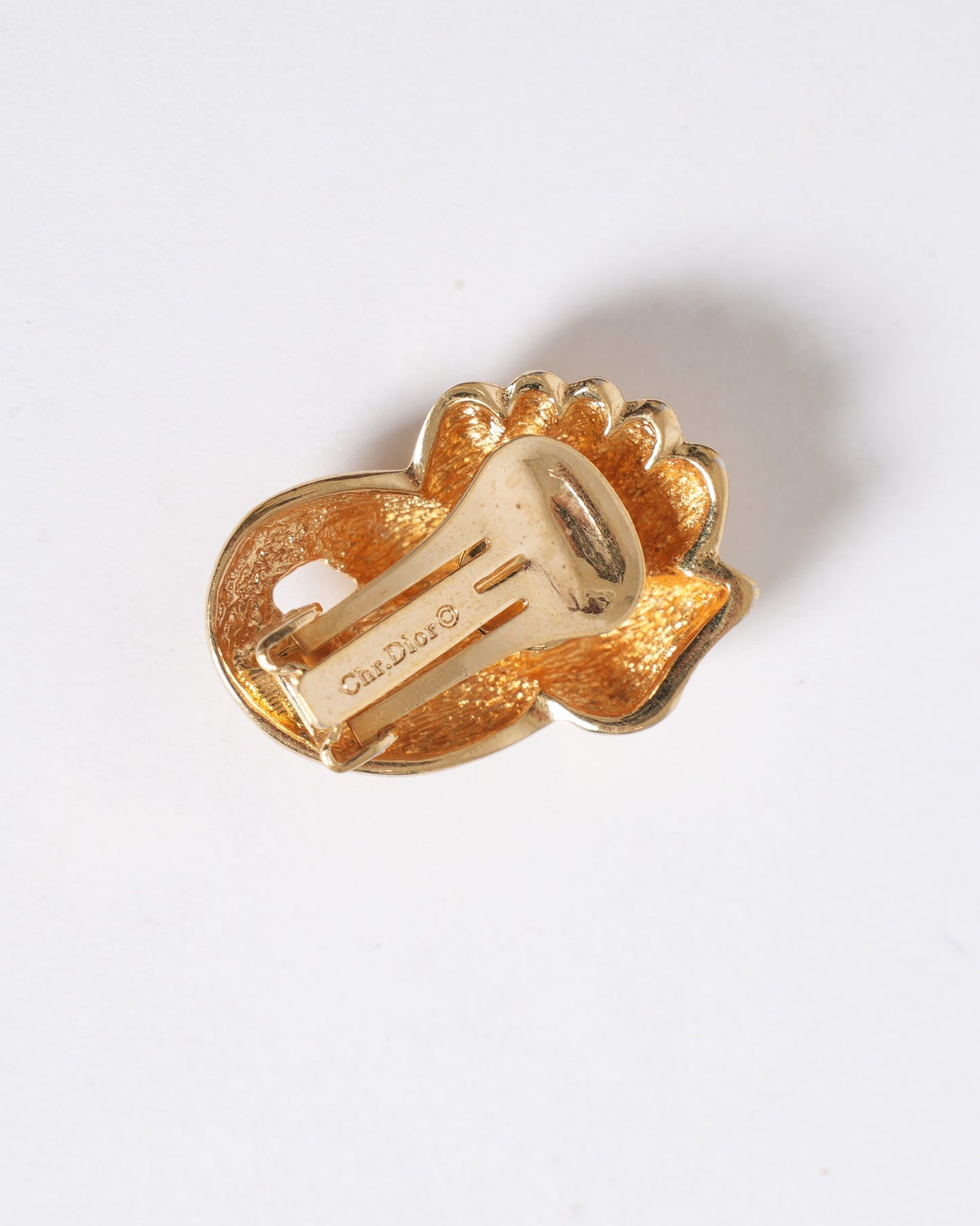 Christian Dior Gold Plated Earrings