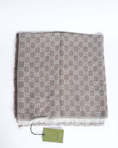 New Gucci Monogram Scarf