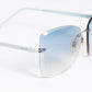 Gucci Women's Square Frame Rimeless Sunglasses