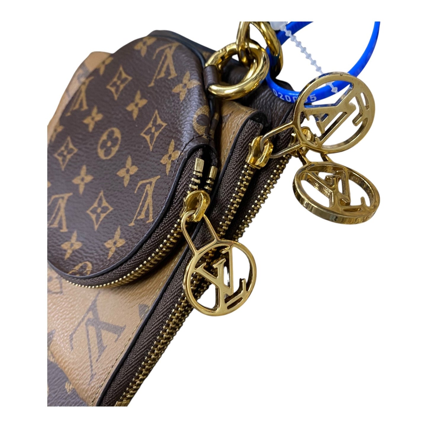 Wallet Luxury Designer By Louis Vuitton In Brown & Gold, Size:Large