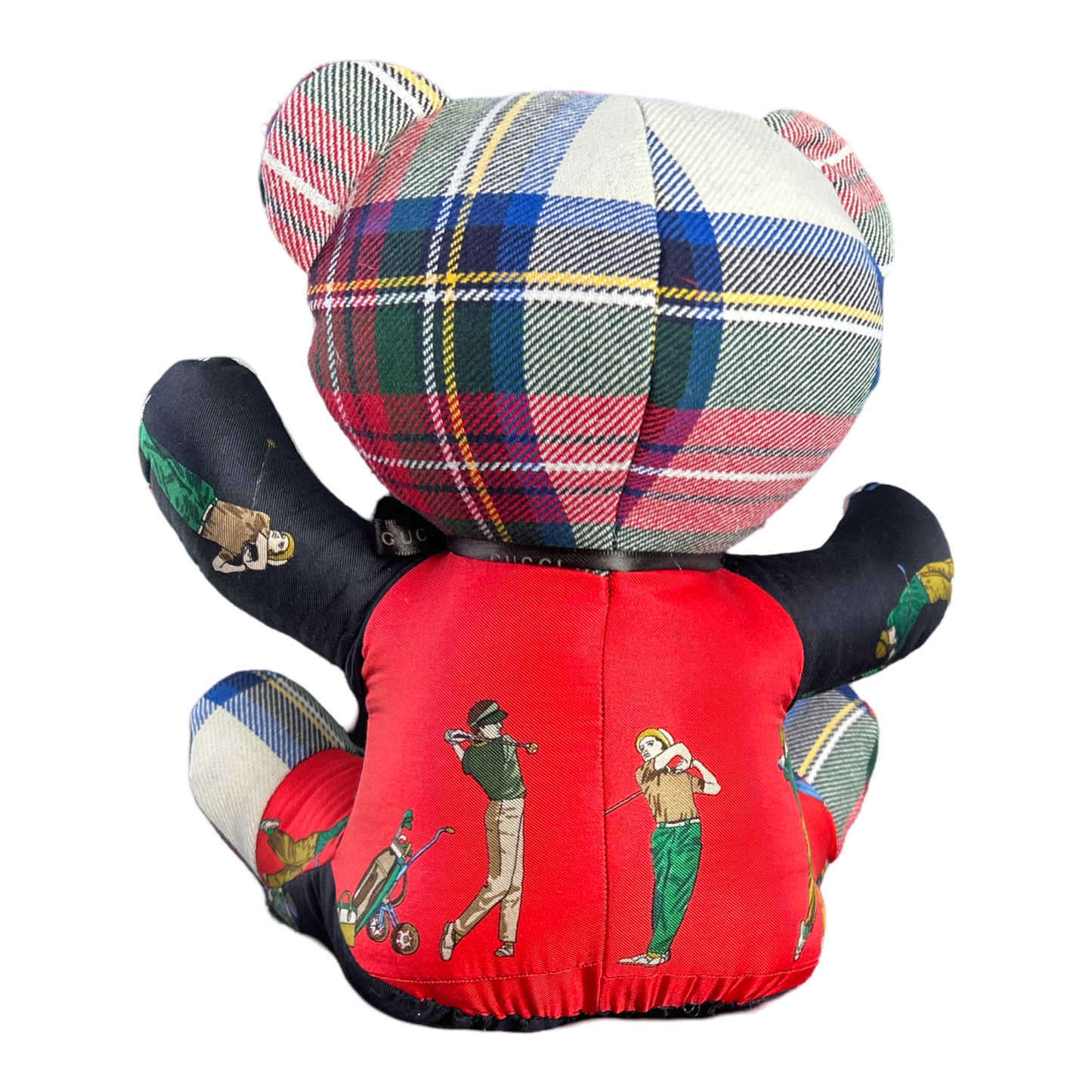Tee Time   Silk Scarf Tender Teddy Bear