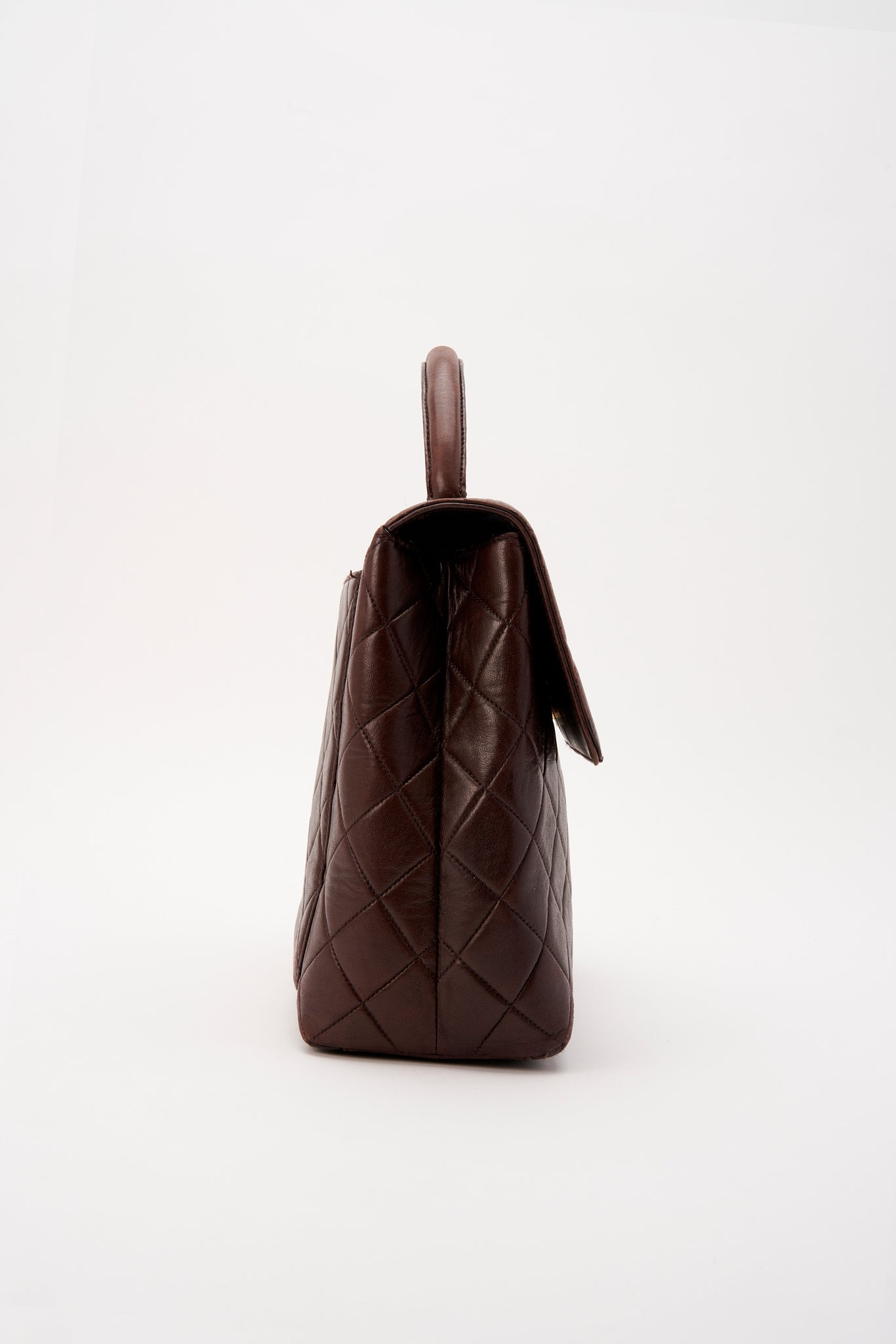 Chanel Brown Kelly Bag With 24K Gold Plated Hardware