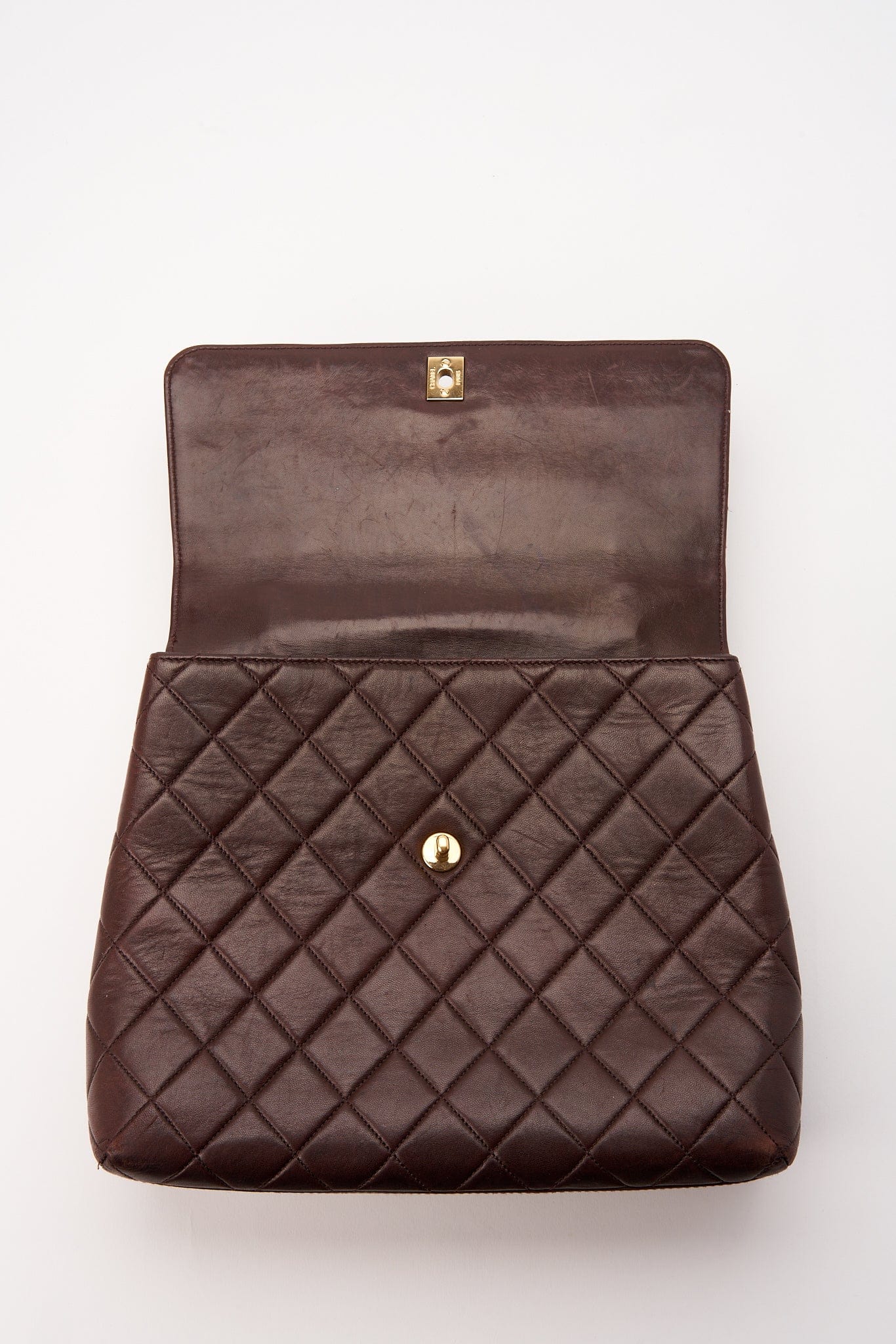Chanel Brown Kelly Bag With 24K Gold Plated Hardware