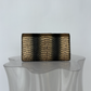 Chanel Black/Bronze Snakeskin CC Yen Wallet - FULL SET