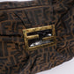 Fendi Zucca Shoulder Bag Brown Canvas