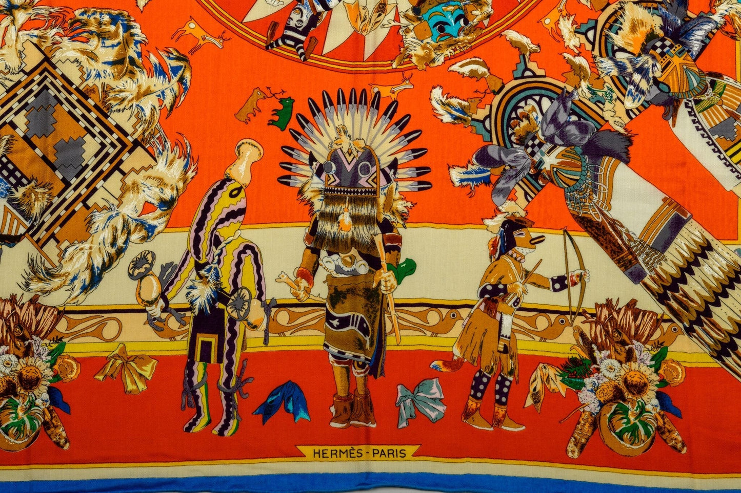 Hermes Cashmere-Blend Kachinas Shawl