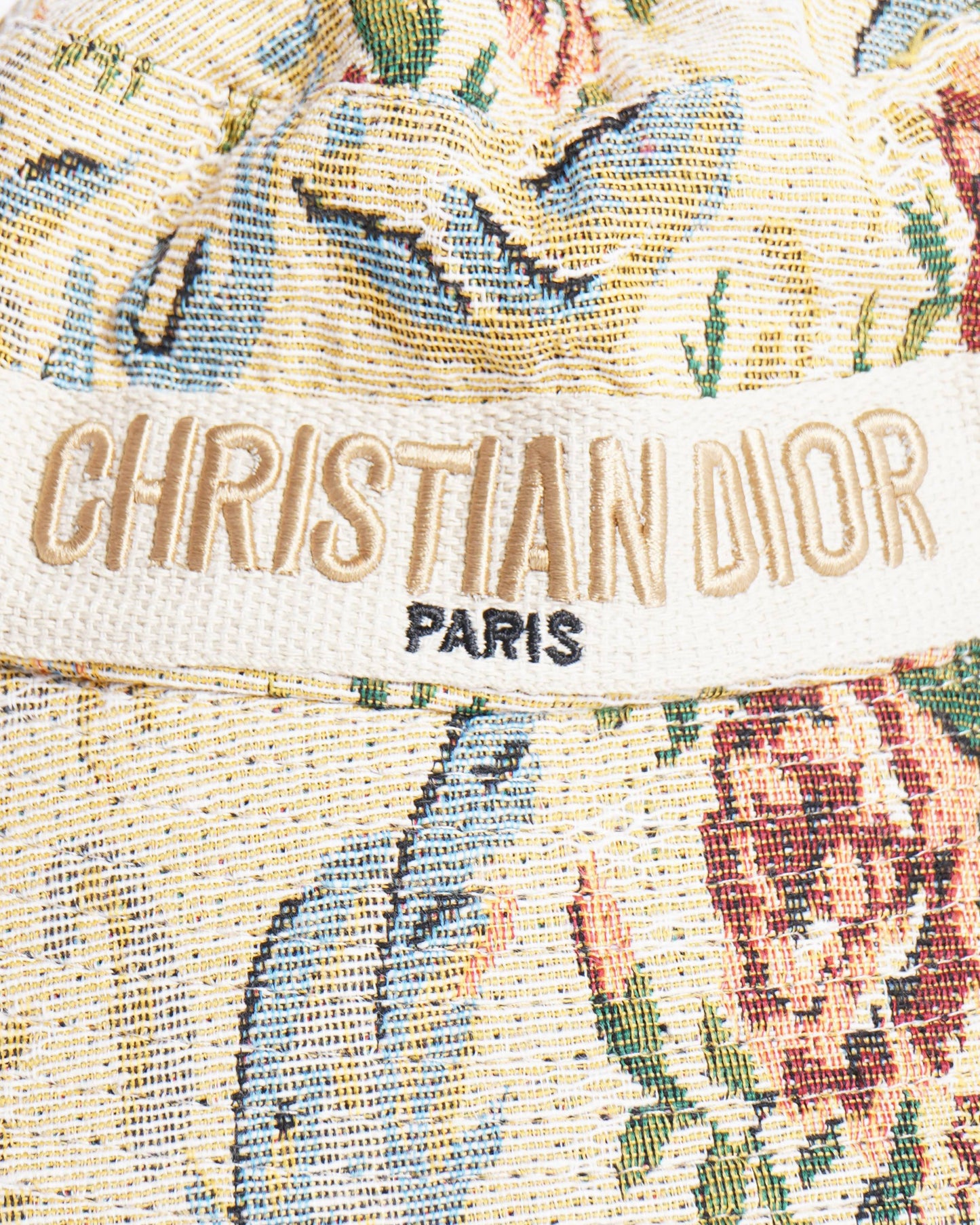 Christian Dior embroidered bucket hat