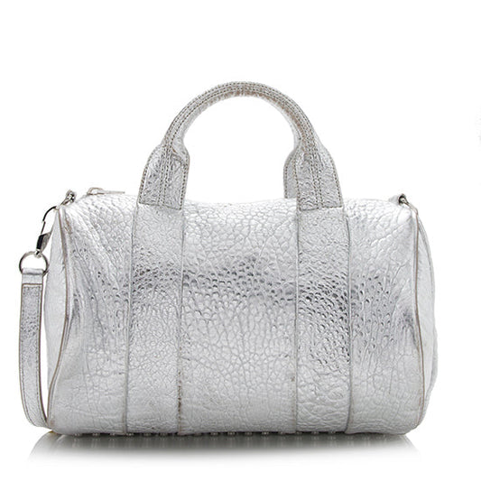 Alexander Wang Pebbled Lambskin Rocco Satchel (SHF-23102)