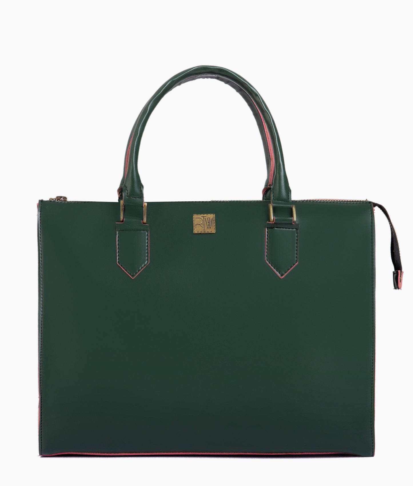 Army green workplace handbag