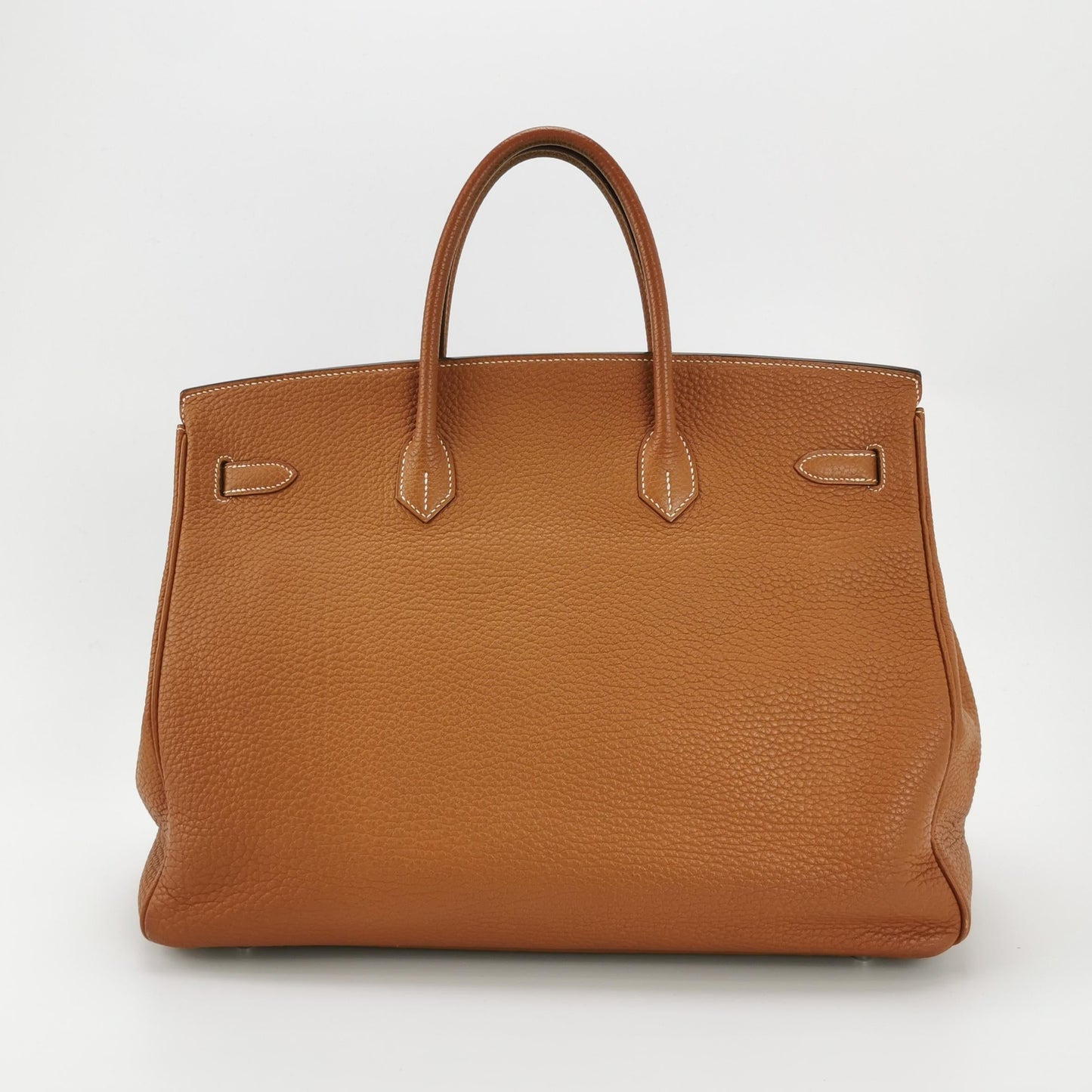 Hermes Birkin 40 Gold Togo Calfskin Leather Palladium Hardware Box M Stamp 2009