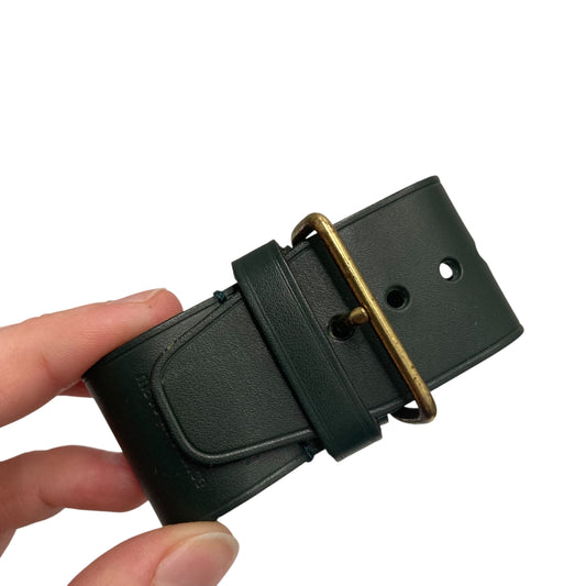 Luxury Designer Luggage Tag By Louis Vuitton In Dark Emerald