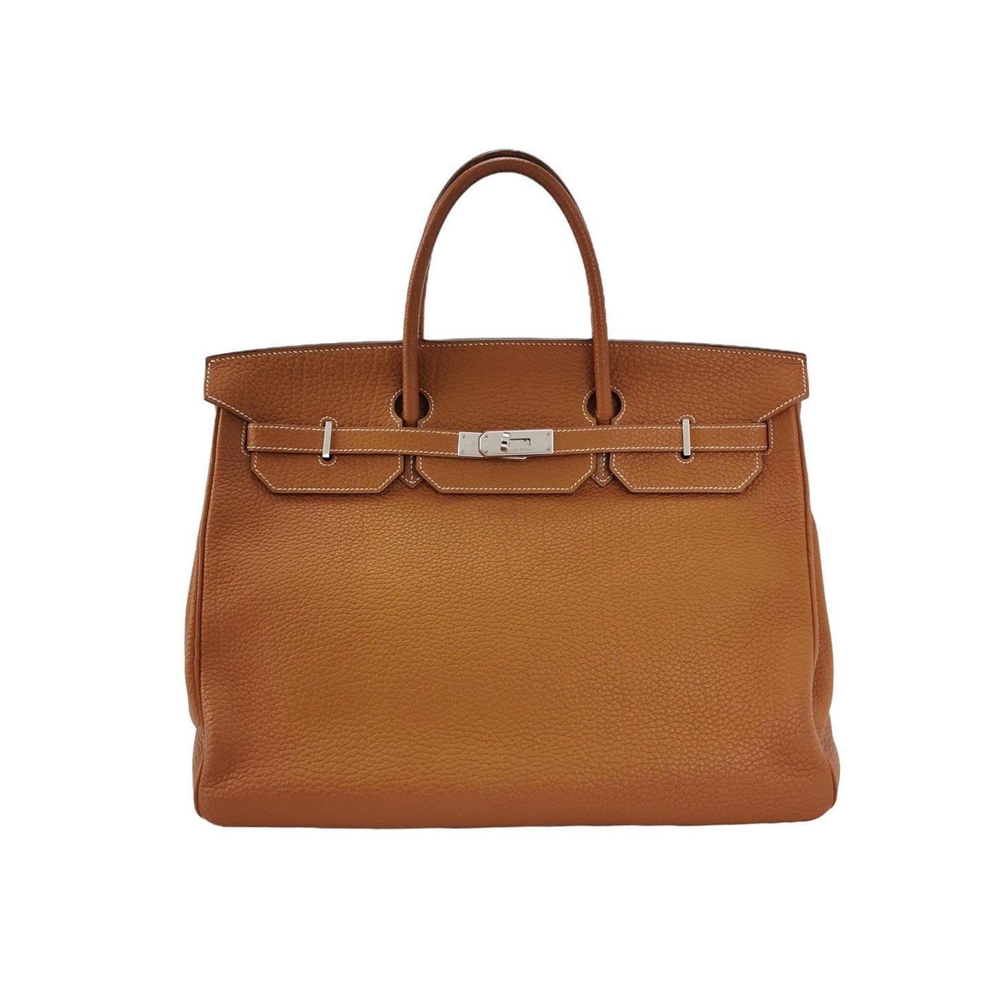 Hermes Birkin 40 Gold Togo Calfskin Leather Palladium Hardware Box M Stamp 2009