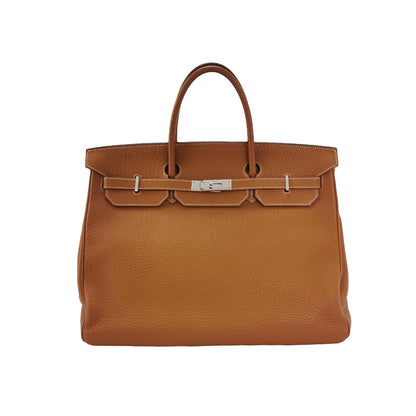 Hermes Birkin 40 Gold Togo Calfskin Leather Palladium Hardware Box M Stamp 2009