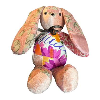GG Logo   Silk Scarf Clever Bunny