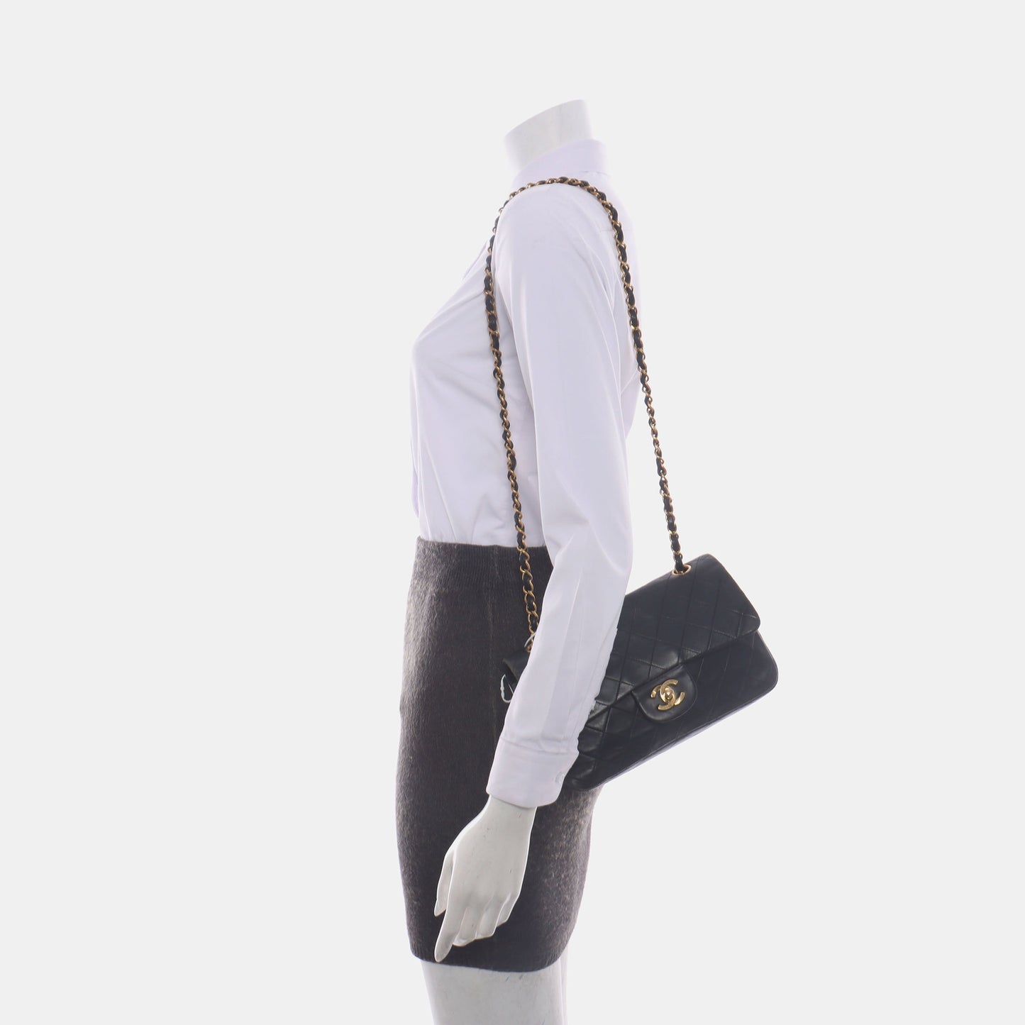 Chanel Classic Flap   Small Lambskin Leather with 24k Gold HW, 1994-1996