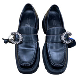 Shoes Luxury Designer By Gucci In Black, Size:6.5