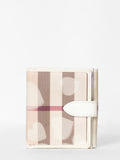 Burberry Beige Nova Check PVC Heart Compact Wallet