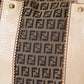 Fendi Zucchino Canvas Shoulder Bag