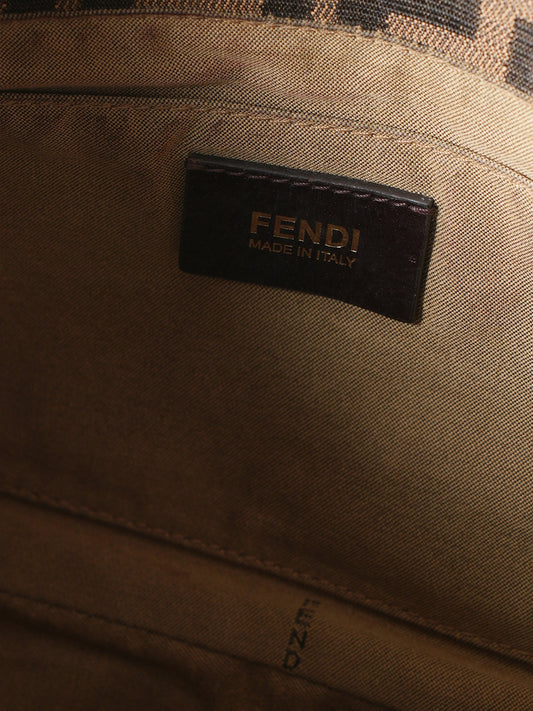 Fendi Tobacco Zucca Canvas Chef Shopper Bag