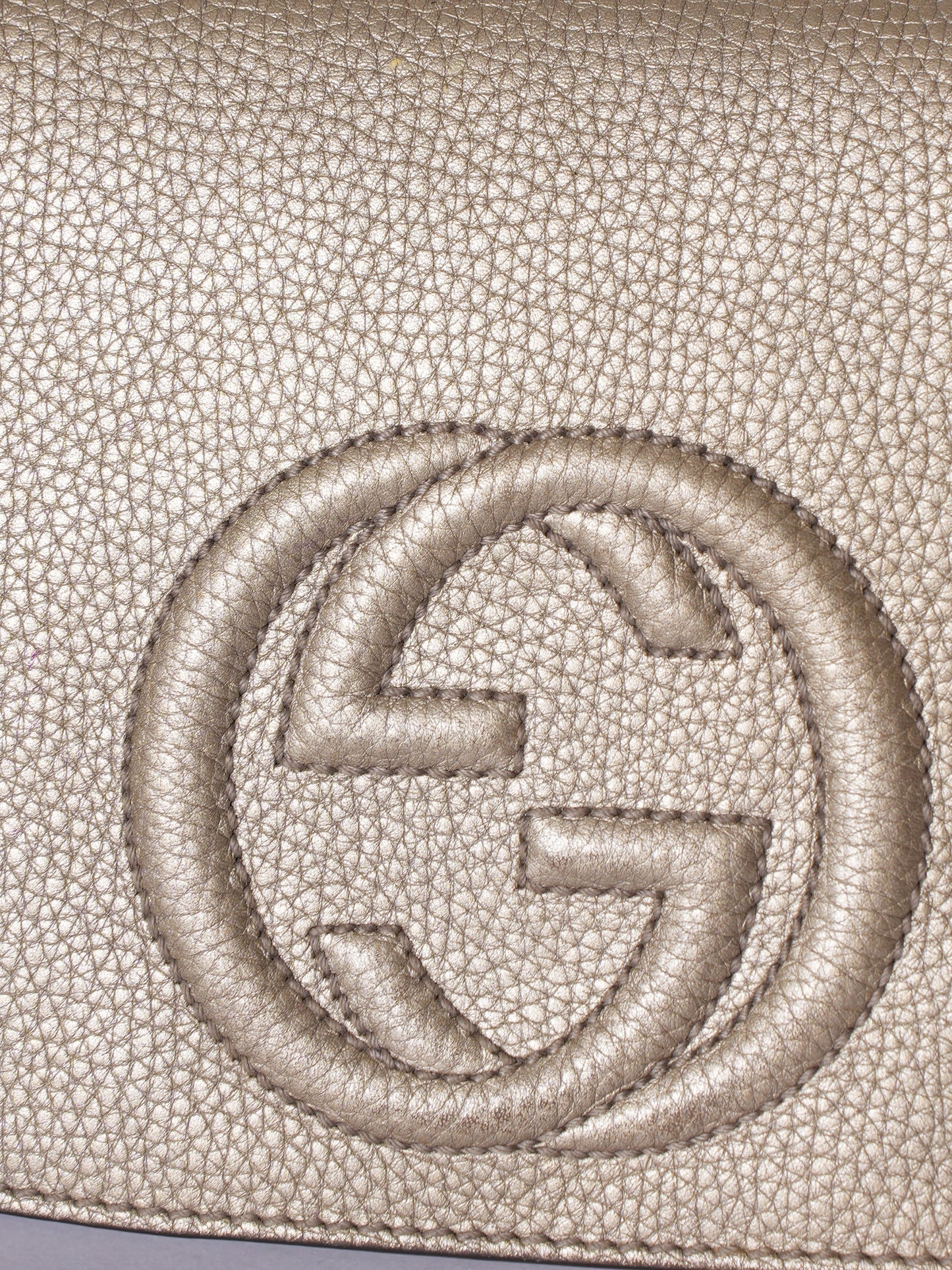 Gucci Soho Crossbody Bronze Bag